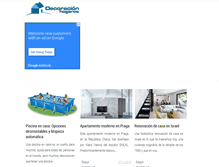 Tablet Screenshot of decoracionhogares.com